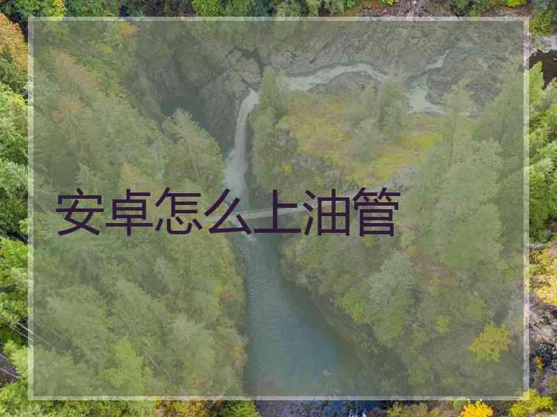 安卓怎么上油管