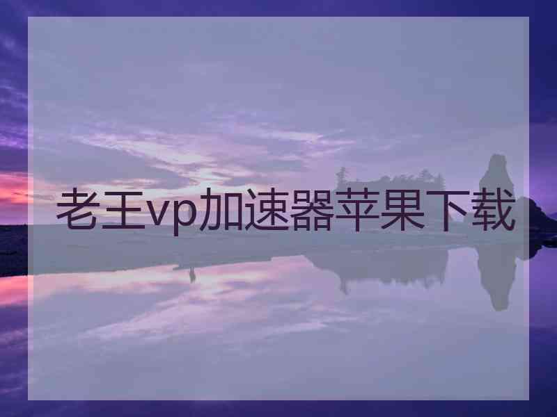 老王vp加速器苹果下载