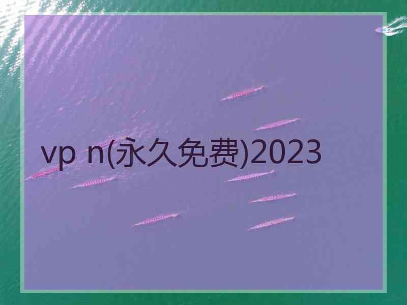 vp n(永久免费)2023