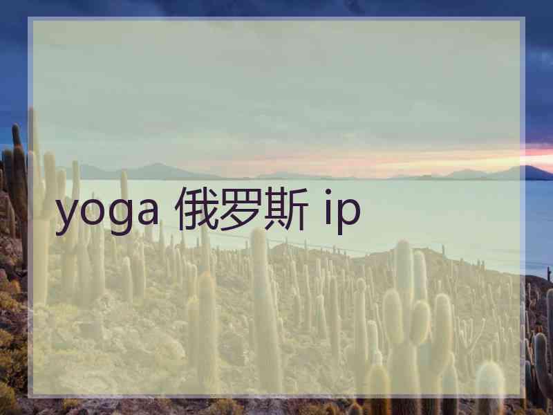 yoga 俄罗斯 ip