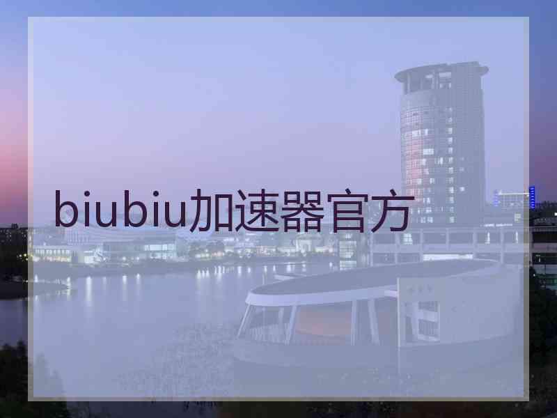 biubiu加速器官方