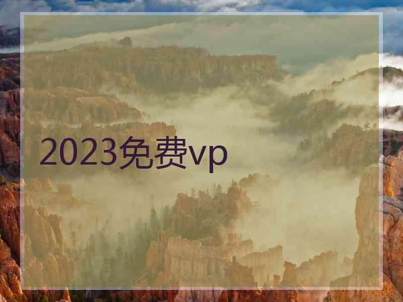 2023免费vp