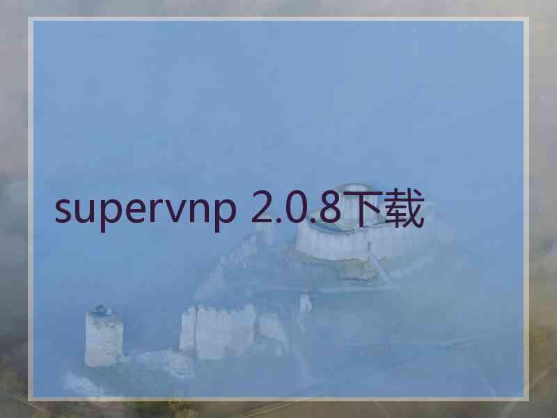 supervnp 2.0.8下载