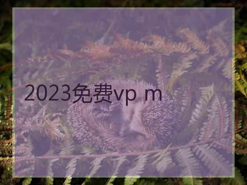 2023免费vp m