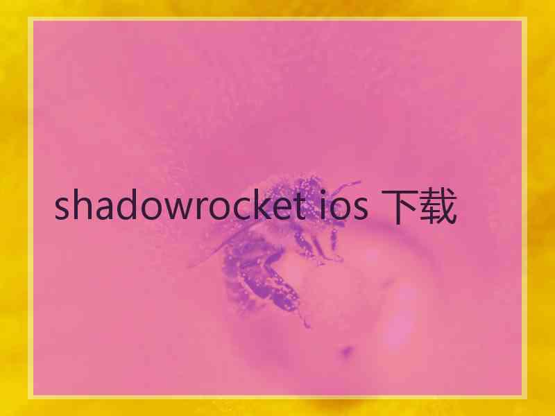 shadowrocket ios 下载