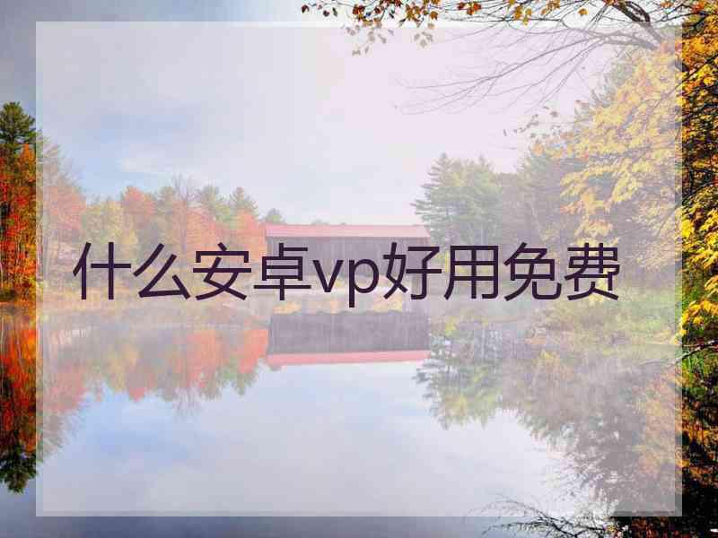 什么安卓vp好用免费