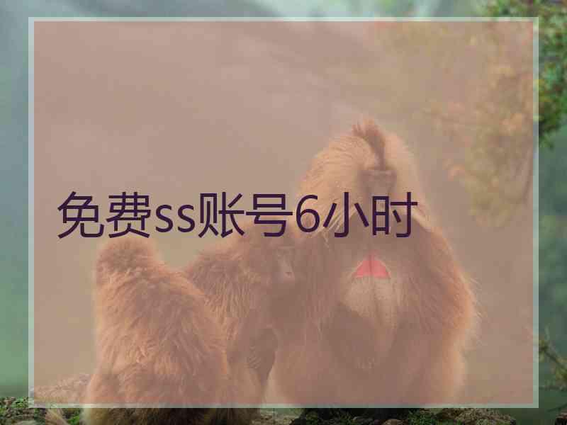 免费ss账号6小时