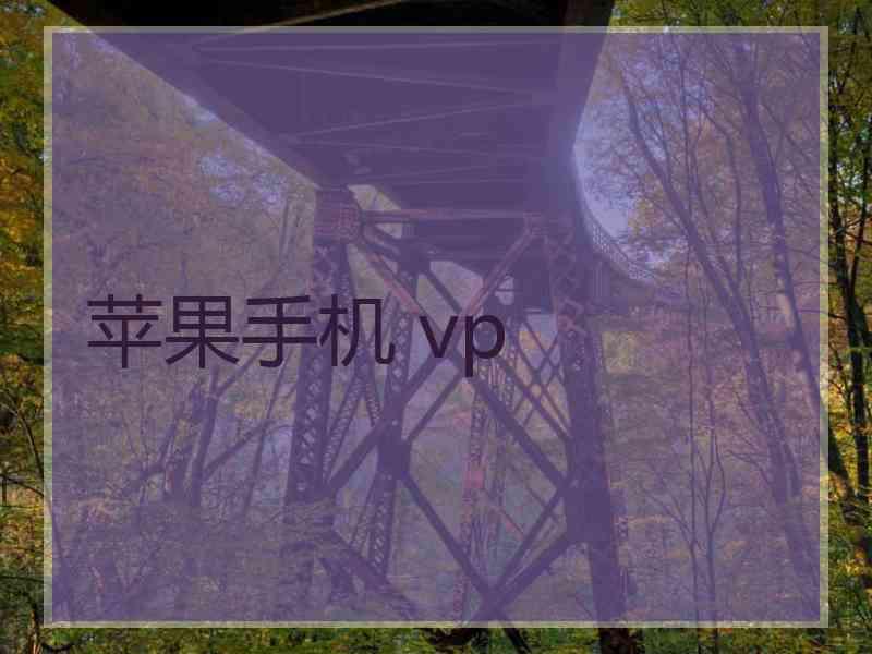 苹果手机 vp