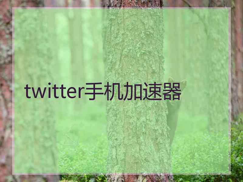 twitter手机加速器