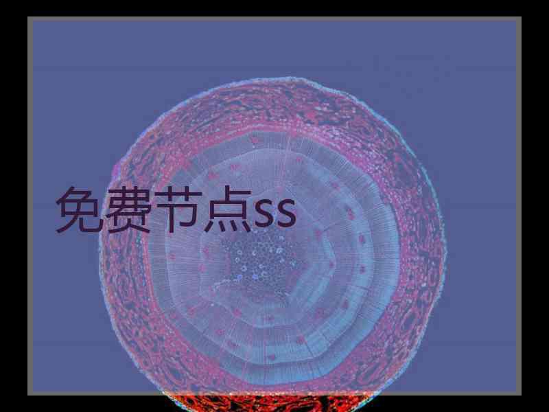 免费节点ss